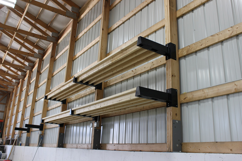 Continuous shelf spans with PostRack Scott Systems